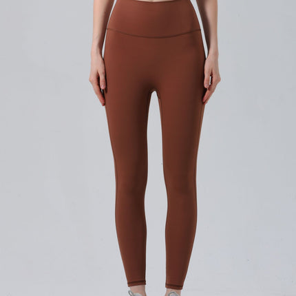 Foreign Trade Cross-border Europe and the United States No Embarrassment Line Naked Yoga Pants Women's High Waist Abdominal Fitness Pants Sports Tight Pants