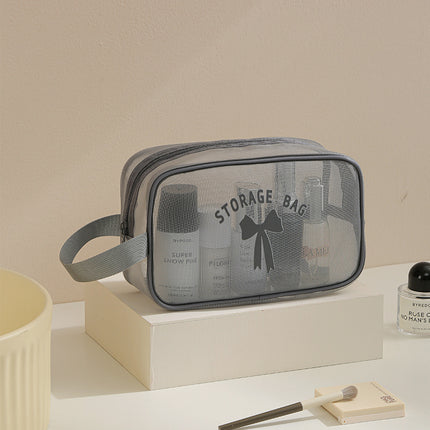 Bath Bag, Satchel Basket, Toiletry Bag, Men's Toothbrush Supplies, Mesh Bath Bag, Travel Swimming Storage, Waterproof