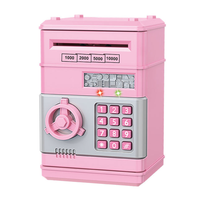 Cross-border atm smart password piggy bank large capacity children's creative piggy bank can only enter the piggy bank