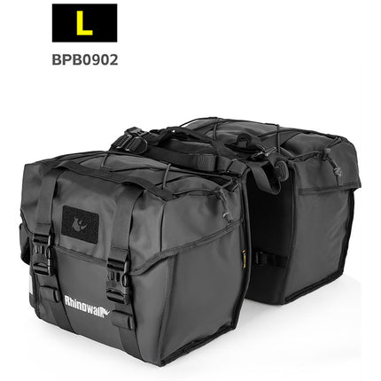 Rhinowalk Rhino 318 Long-Distance Cycling Bicycle Rear Rack Pannier Bag Large Capacity Expandable Pannier Bag