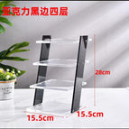Acrylic frame 4-layer glasses frame