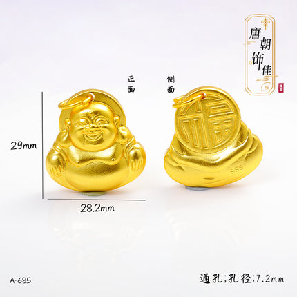 Long-standing Vietnamese gold diy accessories Fushun Gourd Taisui Ping An Lock Ruyi Shangui Wealth Pendant for Women