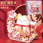 9021/light version luck lucky cat/color box