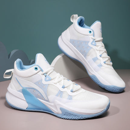 Summer Basketball Shoes Men's and Women's Rubber Sole Sound Breathable Practical Sneakers Student Competition sneaker Cross-border New