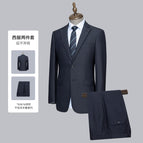 Navy (set) / 160/90c (42c) trousers size can be noted