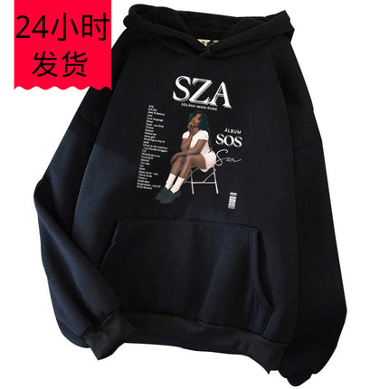 Sza Sos Album Hoodie Sza Fan Hoodie Unisex Harajuku Sweatshi