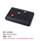 Black-small ring plate 20.5*13.5cm / 1