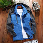 Blue [spring and autumn single jacket]---crazy sale / 6xl recommended【 95-105kg 】