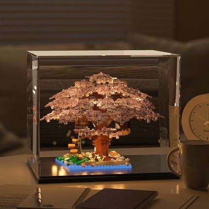 Cherry Blossom Tree Jihui M2109 Building Blocks Assembled Children's Toys Educational Boys and Girls Valentine's Day Gift Cross-border