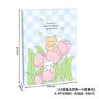 A5 cardboard binder-rest spring light