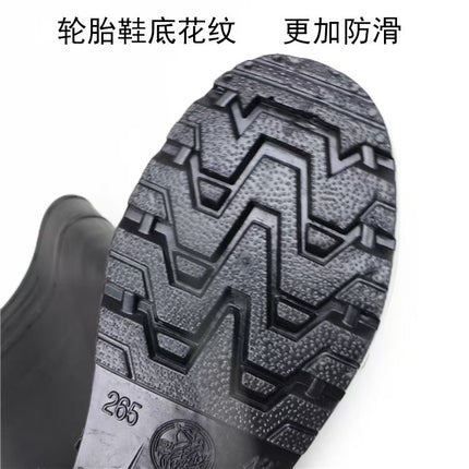 Pull-back Rain Boots 809 High-tube Mid-tube Rain Boots Non-slip Waterproof Wear-resistant Thickeneded Rubber Shoes Kitchen Labor Protection Construction Site Fishing
