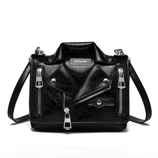 Cross-Border Personalized Clothing Bags for Women 2025 New European and American Fashion Rivet Bags Single Shoulder Crossbody Small Square Bag Trendy