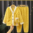 V-neck jacquard bright yellow (muppets) / XXL No. 170cm