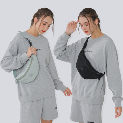 Chest Bag for Men and Women 2026 Spring New Solid Color Chest Bag Waist Bag Trendy Brand Lightweight Nylon Bag Crossbody Bag Wholesale