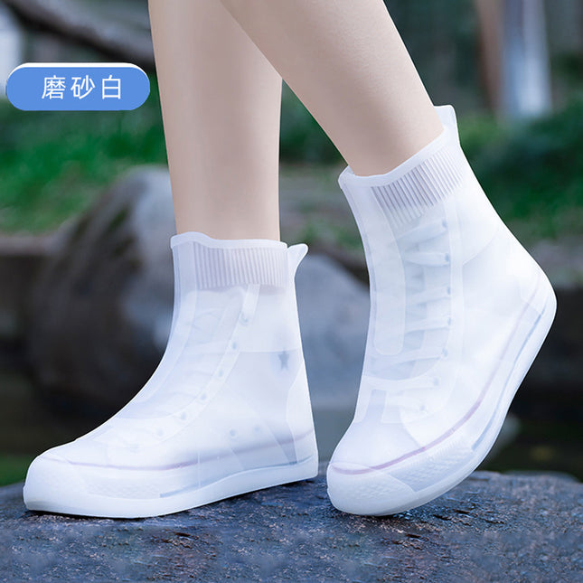Rain Shoe Covers Waterproof, Non-Slip, Thickeneded and Wear-Resistant Silicone Shoe Covers for Men, Snowproof Foot Covers for Rainy Days, Rain Boots, Kidsren's Water Shoes for Women