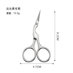 Pointed nose hair clipper