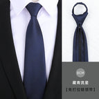 8cm navy meteor zipper