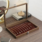 Walnut grain necklace jewelry box (regular style)
