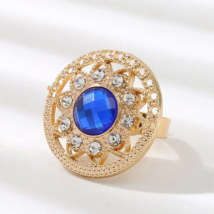 Original fashion men's tie hoop accessories personalized New tie buckle Crown water drop flower ball DIY tie hoop