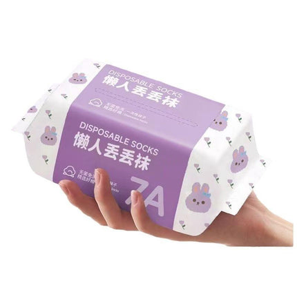 Disposable Socks for Men and Women, Mid-Length, Four-Season, Deodorant, Breathable, Travel and Business Trips, Portable, Daily Disposable, No-Wash Socks