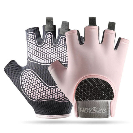 Sports and Fitness Half-Finger Gloves for Men and Women, Wear-Resistant Shock-Absorbing Palm Guards, Outdoor Sports Yoga Breathable Fitness Non-Slip Gloves