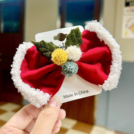 20024 Christmas Hair Ring Antler Hair Ring Bow Hairpin Elegant Cute Christmas Party Children Hair Accessories