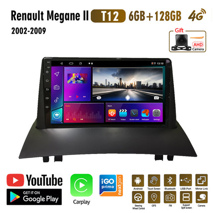 Suitable for Renault Megane 2 02-09 car GPS Android navigator Bluetooth reversing image playback