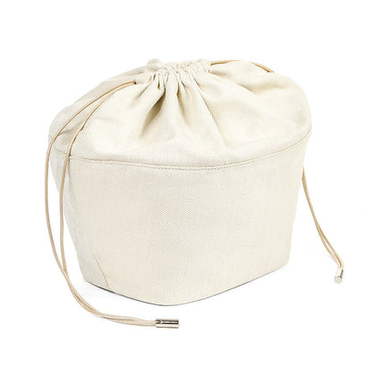 Canvas Straw Bag Liner / Doublure Sac Osier Toile