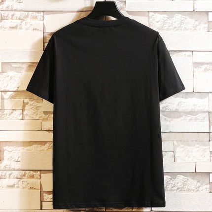 A variety of short-sleeved chubby brother fashion brand new summer men's half-sleeved t-shirt plus fat increase loose leisure fat guy t-shirt
