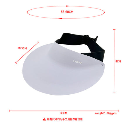 All-round Crazy Seamless One-piece Empty Top Hat Women's Sunscreen Sunshade Hat Ultra Light Sports Outdoor Foldable Sun Hat