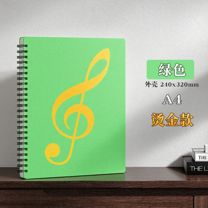Factory in stock music folder music clip piano music clip A4 transparent insert music clip multi-color optional