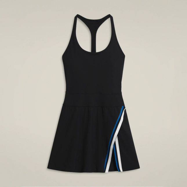 Spring and summer new sweat-wicking anti-light base sports outdoor fitness tennis skirt with chest pad golf dress women