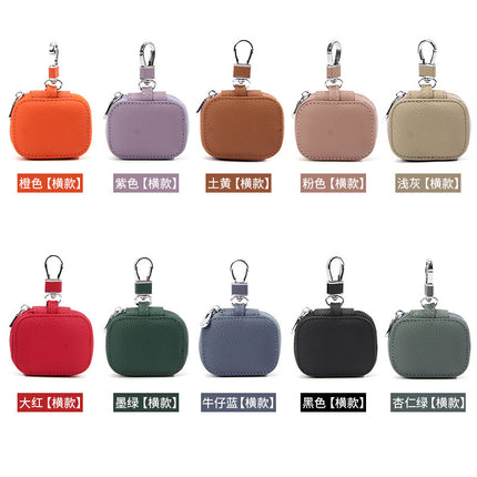 New Genuine Leather Key Case Small Mini Top Layer Cowhide Waist Hanging Key Bag Household Unisex Key Case