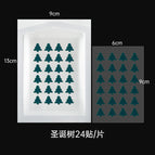 Pe material / Christmas tree 24 stickers