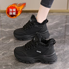 Black [mid-top plus velvet] / 34 standard sports code