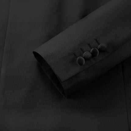 Big Green fruit collar dress art exam performance formal suit suit men's wedding host tashido slim suit