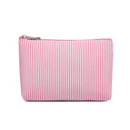 355 pink striped flat pocket small size