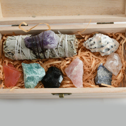 Natural Crystal White Sage Crystal Stone suit Ornaments Aromatherapy Home Office Ornaments