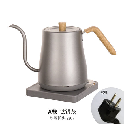 Slender Mouth Electric Household Kettle with Thermometer Coffee Hand Kettle Electric Kettle Electric Coffee Pot