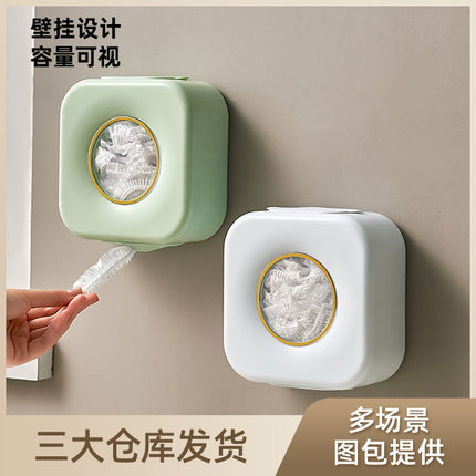 Kitchen wall-mounted disposable plastic wrap cover fresh-keeping bag storage box fresh-keeping wrap cover multi-functional wall-mounted