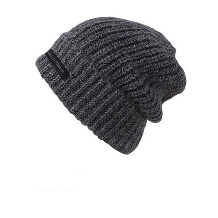 Autumn and winter men's and women's same-style pile cap all-match big head circumference face small wool cap warm cold-proof pullover knitted cap tide