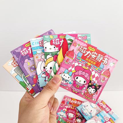 Handmade DIY Quiet Book Magnetic Sticker Magnetic Suction Large Kidsren's Educational Toy Girl Mini Magnetic Quiet Book
