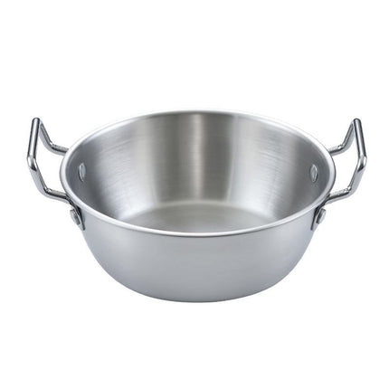 304 stainless steel bowl double ear bowl salad bowl snacks French fries fried chicken nuggets plate hot pot sauce bowl cooking bowl