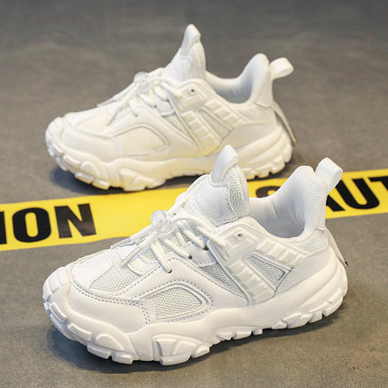 Women's Cotton Shoes 2023 New Autumn and Winter Plush Women's Shoes for Older Children and Junior High School Students Lightweight Soft Sole Sports Running Shoes