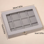 20x15cm gray 12 grids