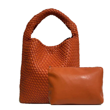 Cross-border Woven Bag Women's Tote Bag Large Capacity Vegetable Basket Bag Shopping Bag General Bag Women's All-match Bag 61