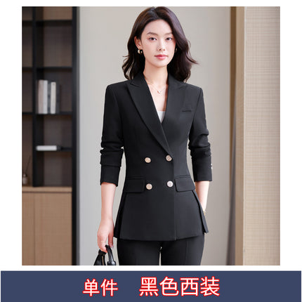 Professional Suit suit Women's Small Spring and Autumn New Long Sleeve Fashion Casual Goddess Fan OL Commuter Suit Pants