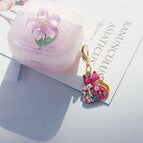 Lobster clasp rose red