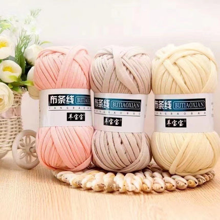 Cloth thread hand-woven bag thread crocheted home carpet wool DIY Hyun-a with factory wholesale