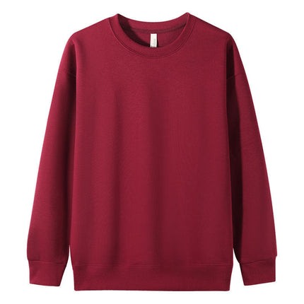 24 Autumn and Winter New Hooded Sweater Women's Loose Korean Solid Color Hoodie Custom fleece-lined Thickened Sweater Coat Women